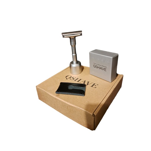 NIB-Fathers Day PRE-SALE! European QShave Adjustable Double Edge 2 stands - Picture 16 of 16